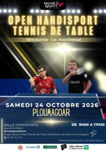 Open Tennis de Table PLOUMAGOAR OCT2026